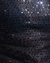 Maglia di paillettes nera