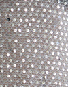 Maglia di paillettes argento scuro