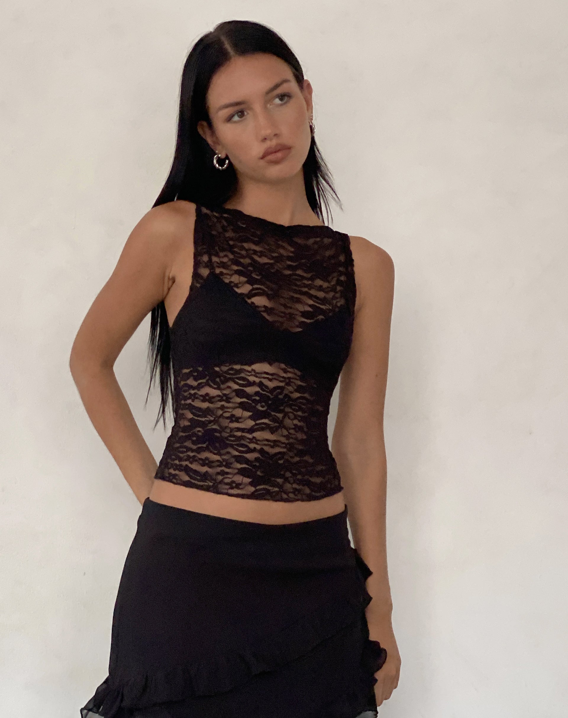Immagine di Dwira Gilet in pizzo nero