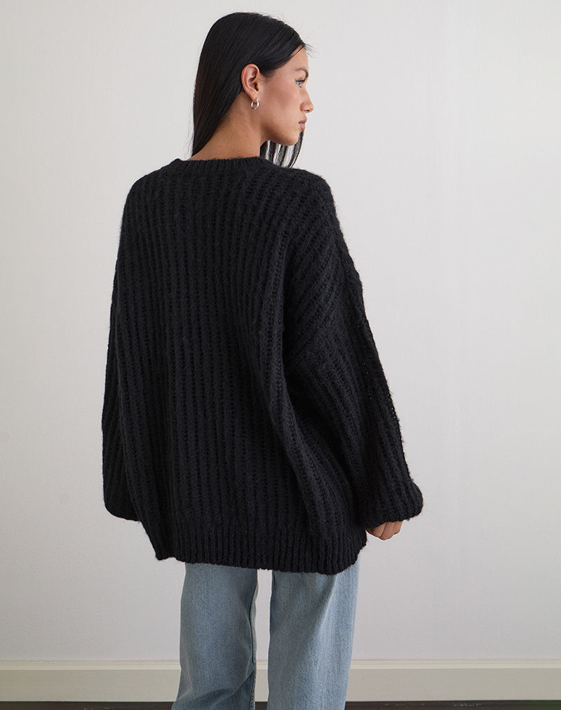 Immagine di Daren Maglia oversize in nero