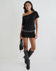 Immagine di Edwina Off The Shoulder Mini Dress in Black