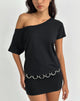Immagine di Edwina Off The Shoulder Mini Dress in Black