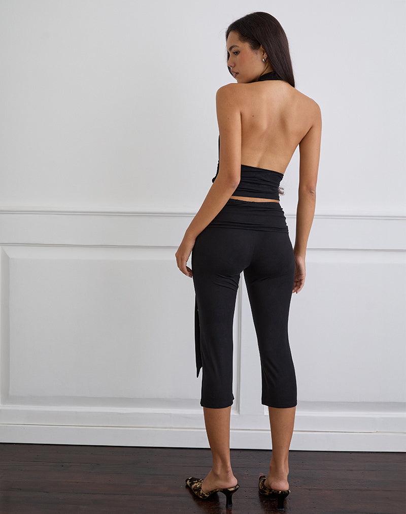 Immagine di Effy Tie Side Cupro Capri in nero