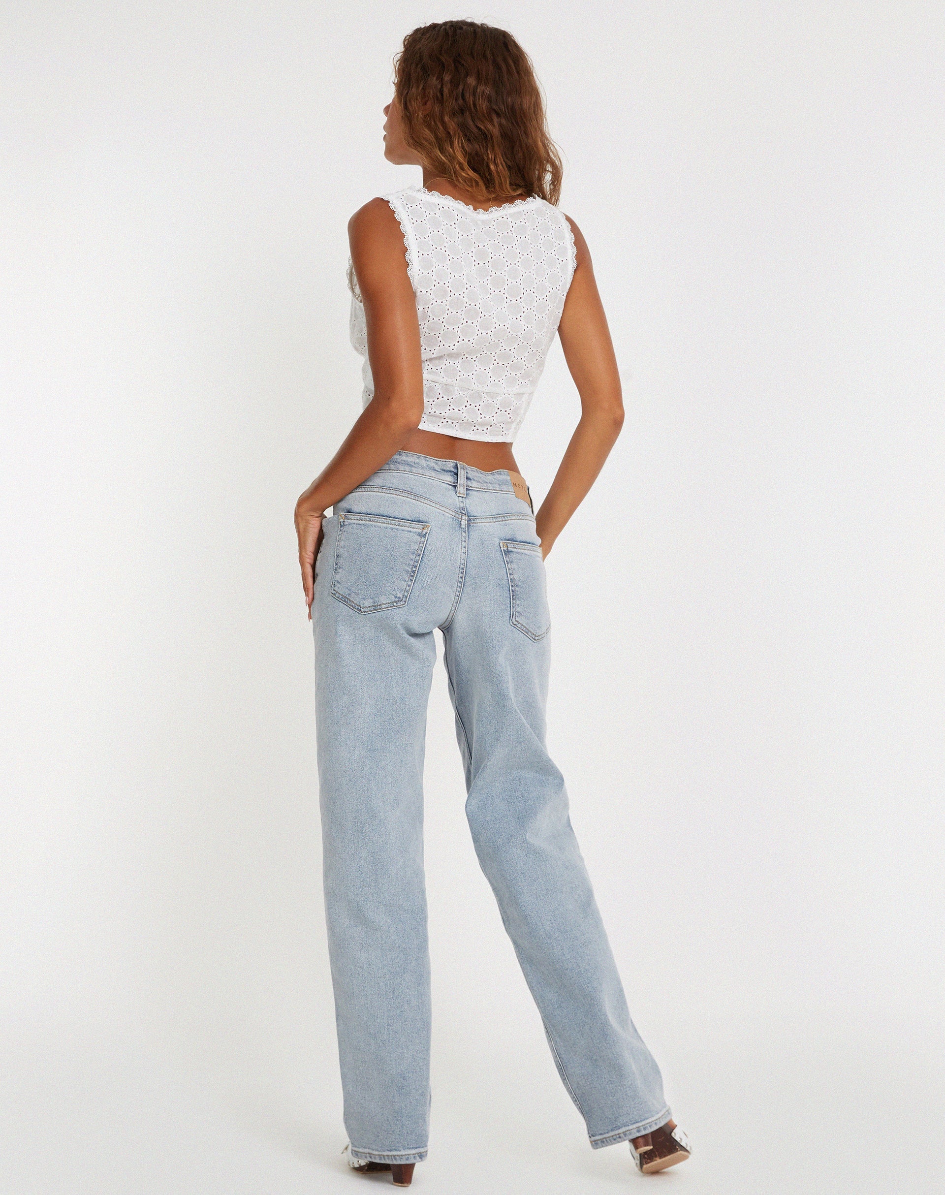 immagine di Elcika Corset Top in bianco
