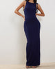 Immagine del maxi abito Elinor in blu notte