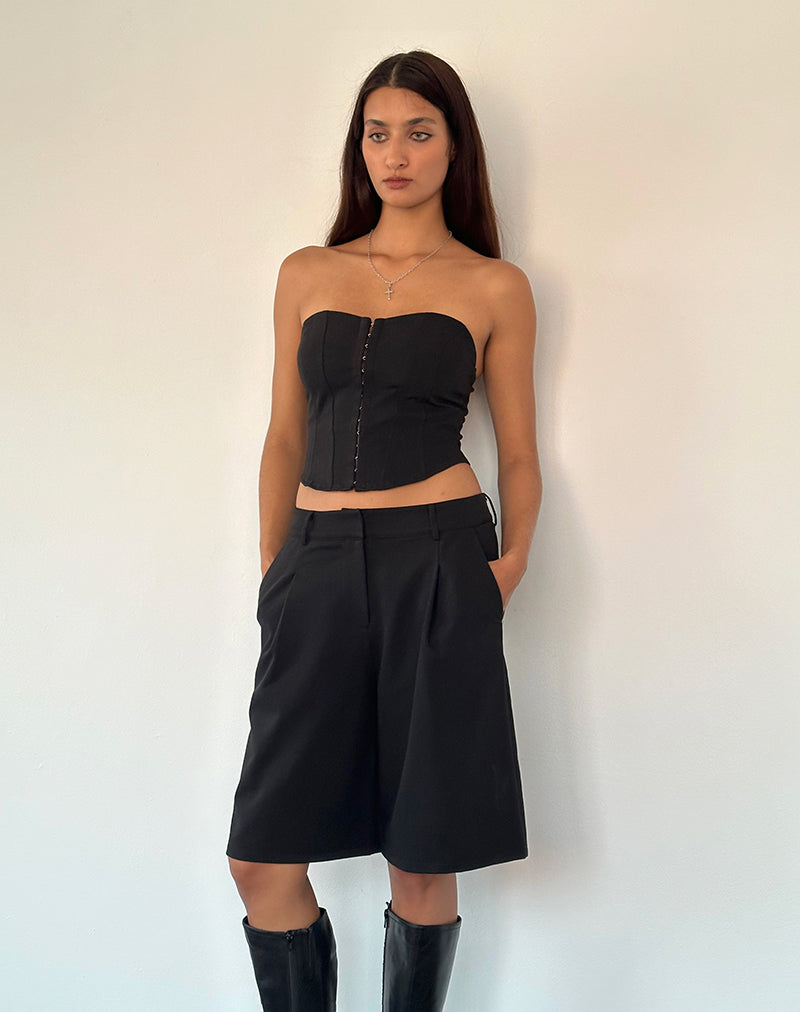 Immagine di Ayna Pantaloncini lunghi in nero sartoriale