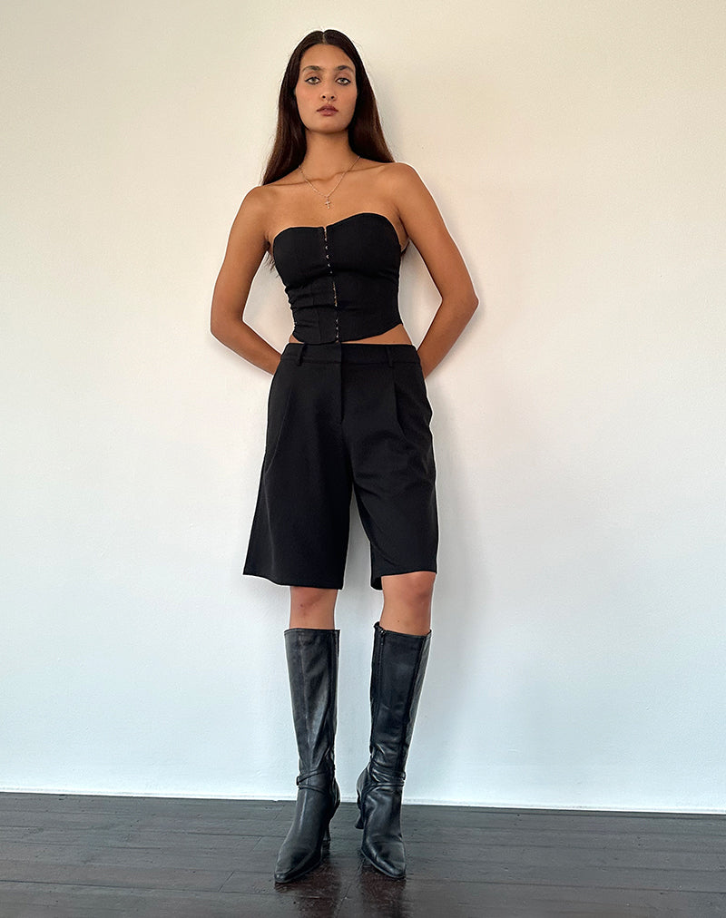 Immagine di Ayna Pantaloncini lunghi in nero sartoriale