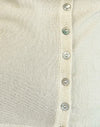 maglia piatta crema