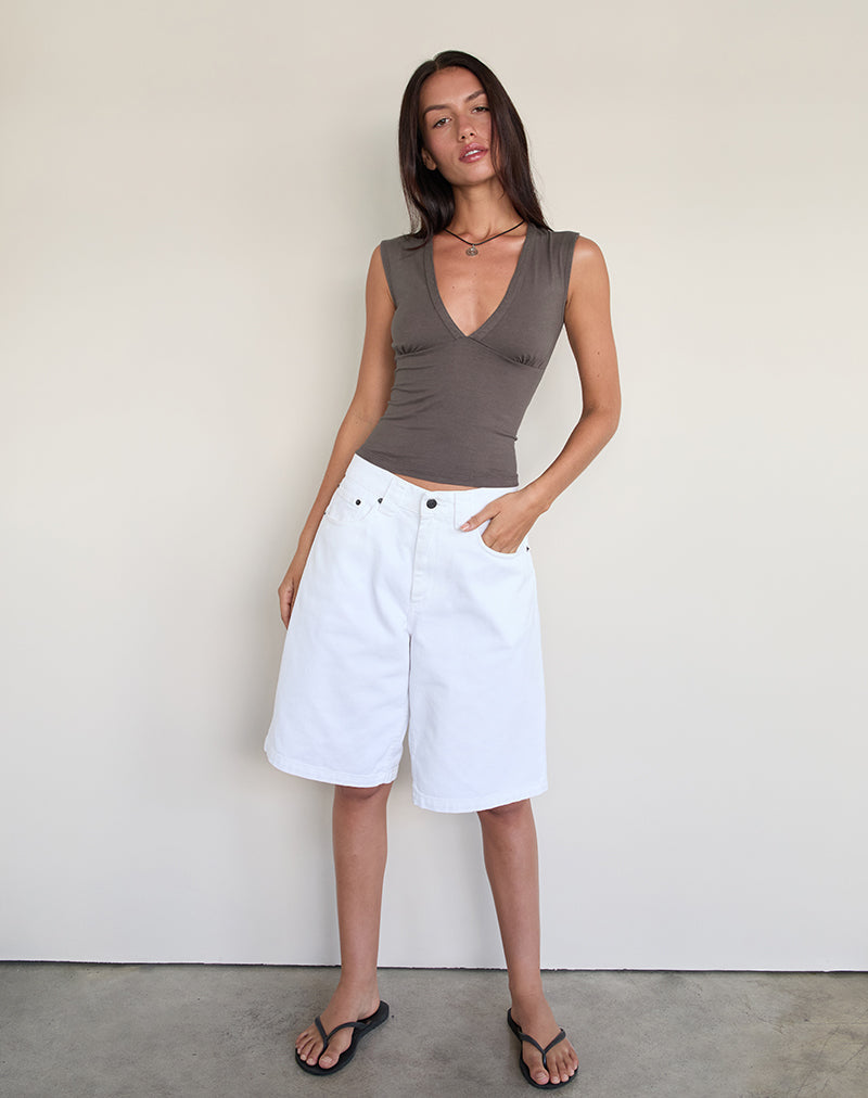 Immagine di Emberly Plunge Top in Peppercorn