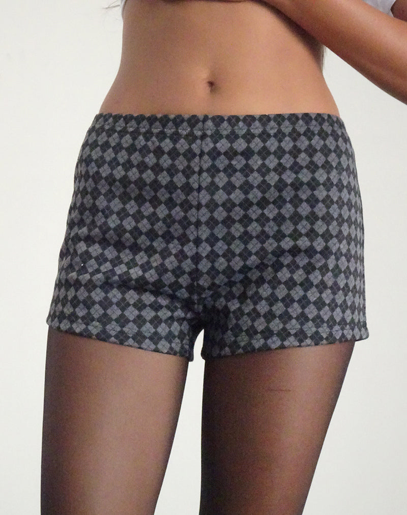Immagine di Emier Shorts in Argyle Nero Grigio