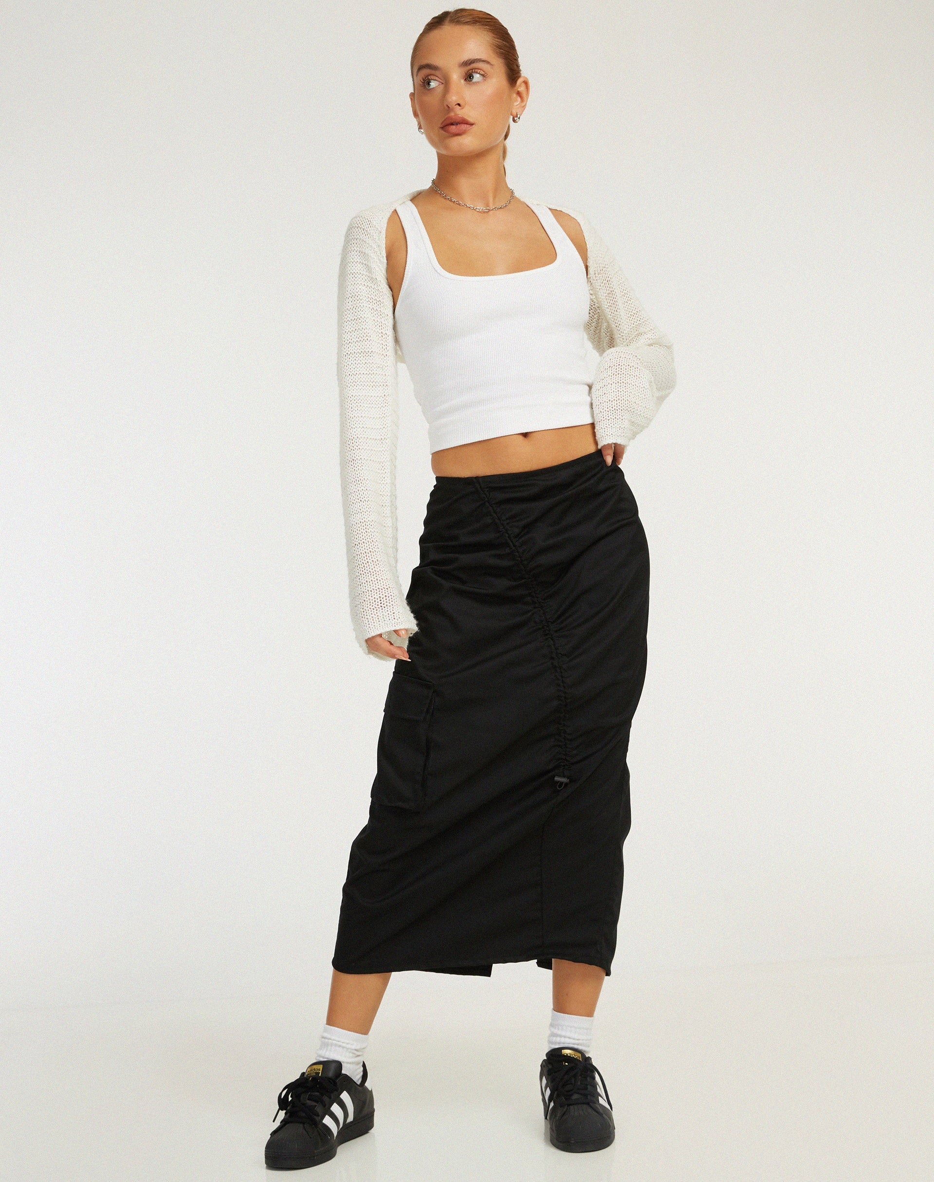 immagine di Enore Midi Skirt in nero