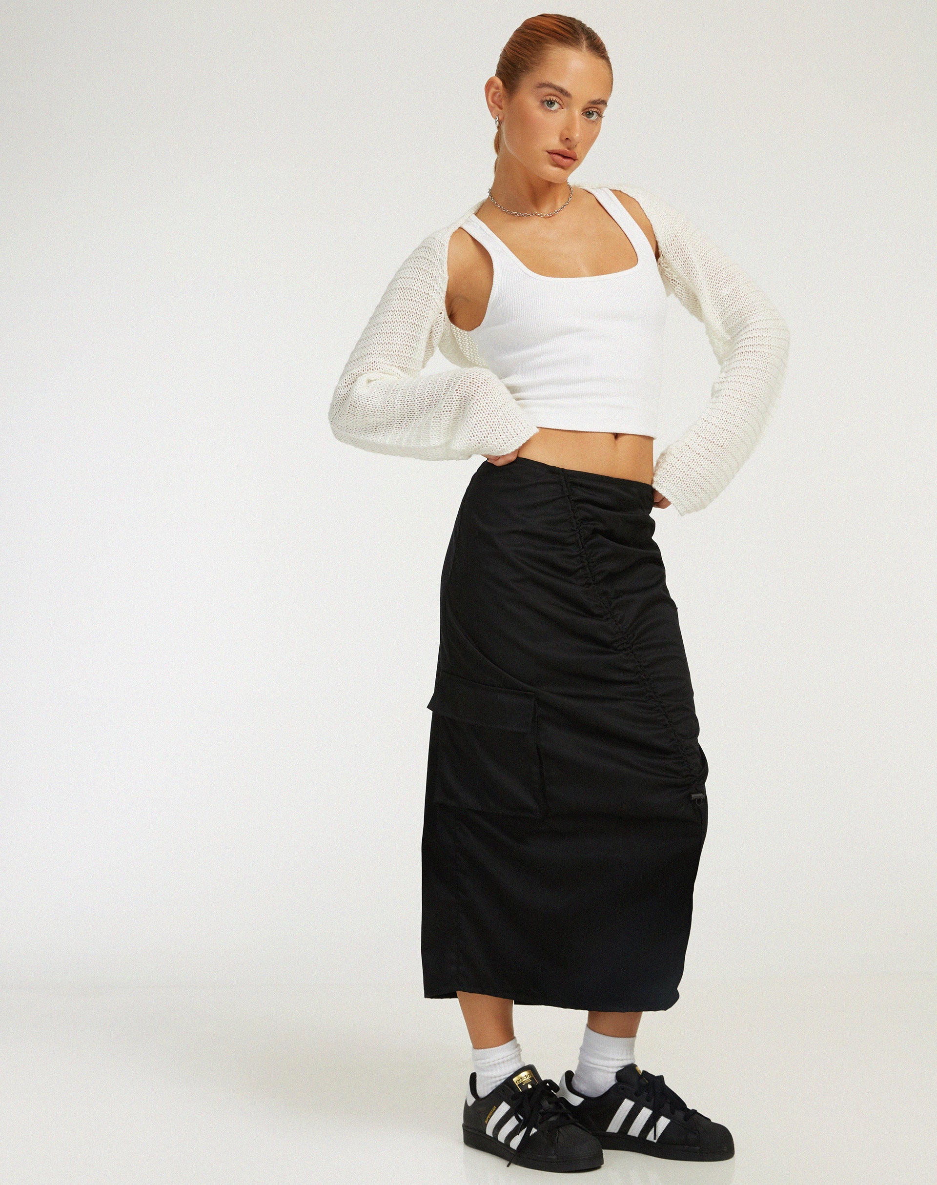 immagine di Enore Midi Skirt in nero