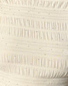Maglia di paillettes Avorio