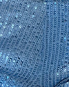 Mini paillettes blu chiaro