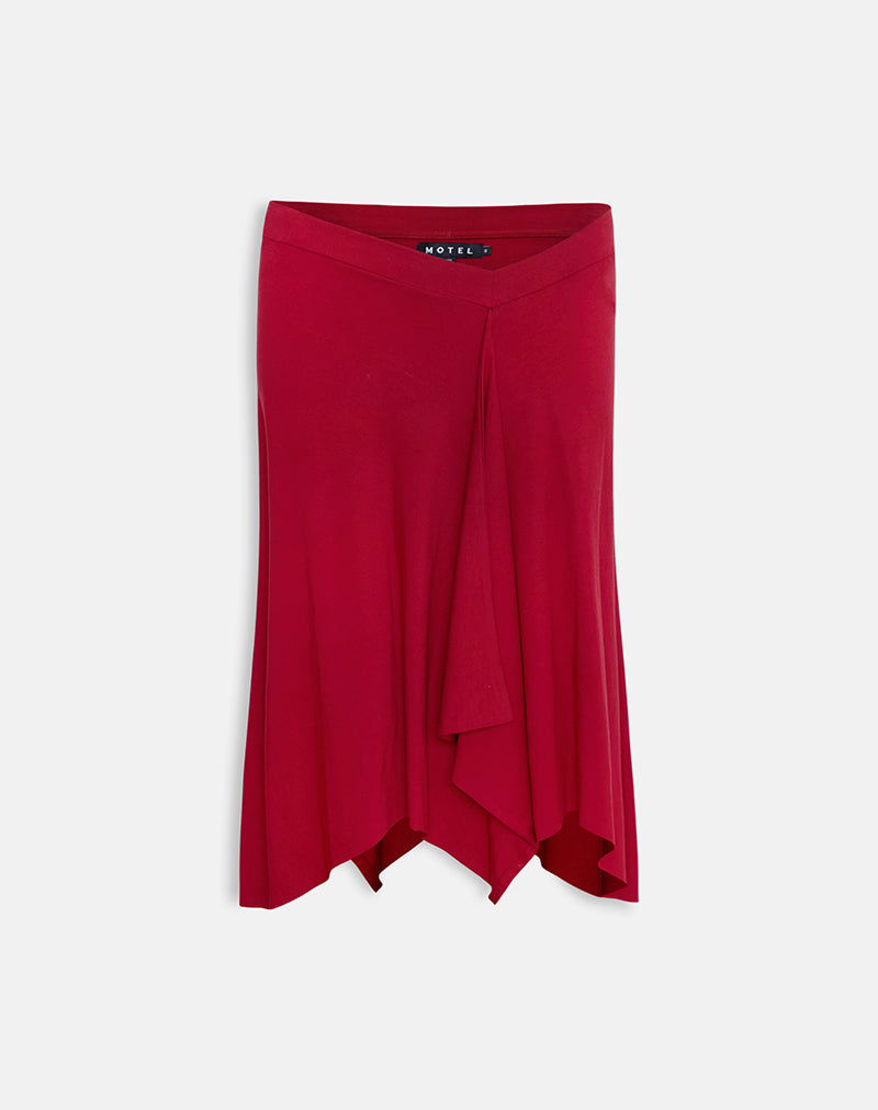 Immagine di Esmeray Midi Skirt in Rosso Adrenalina