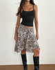 Immagine di Esmeray Midi Skirt con stampa leopardo selvaggio