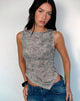Immagine di Etta Gilet in maglia trasparente grigio