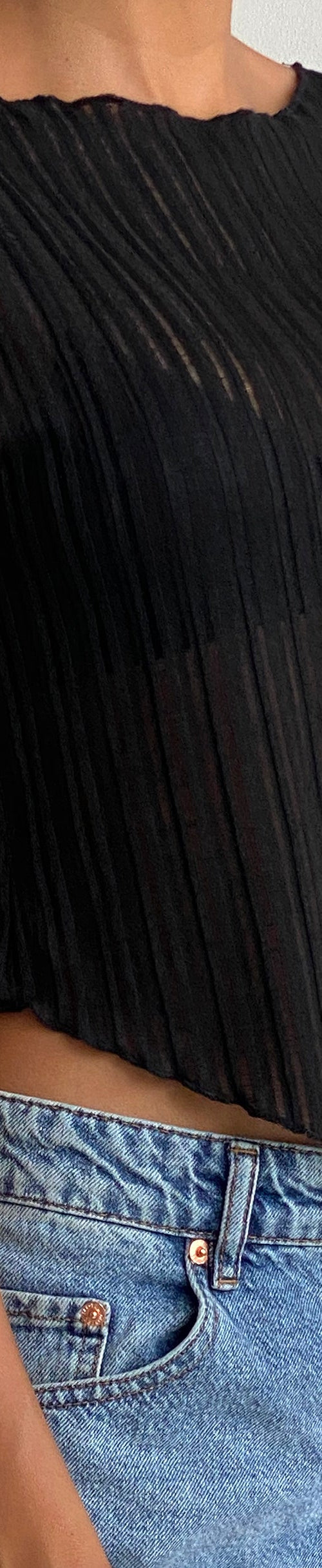 immagine di Etta Gilet in maglia nera