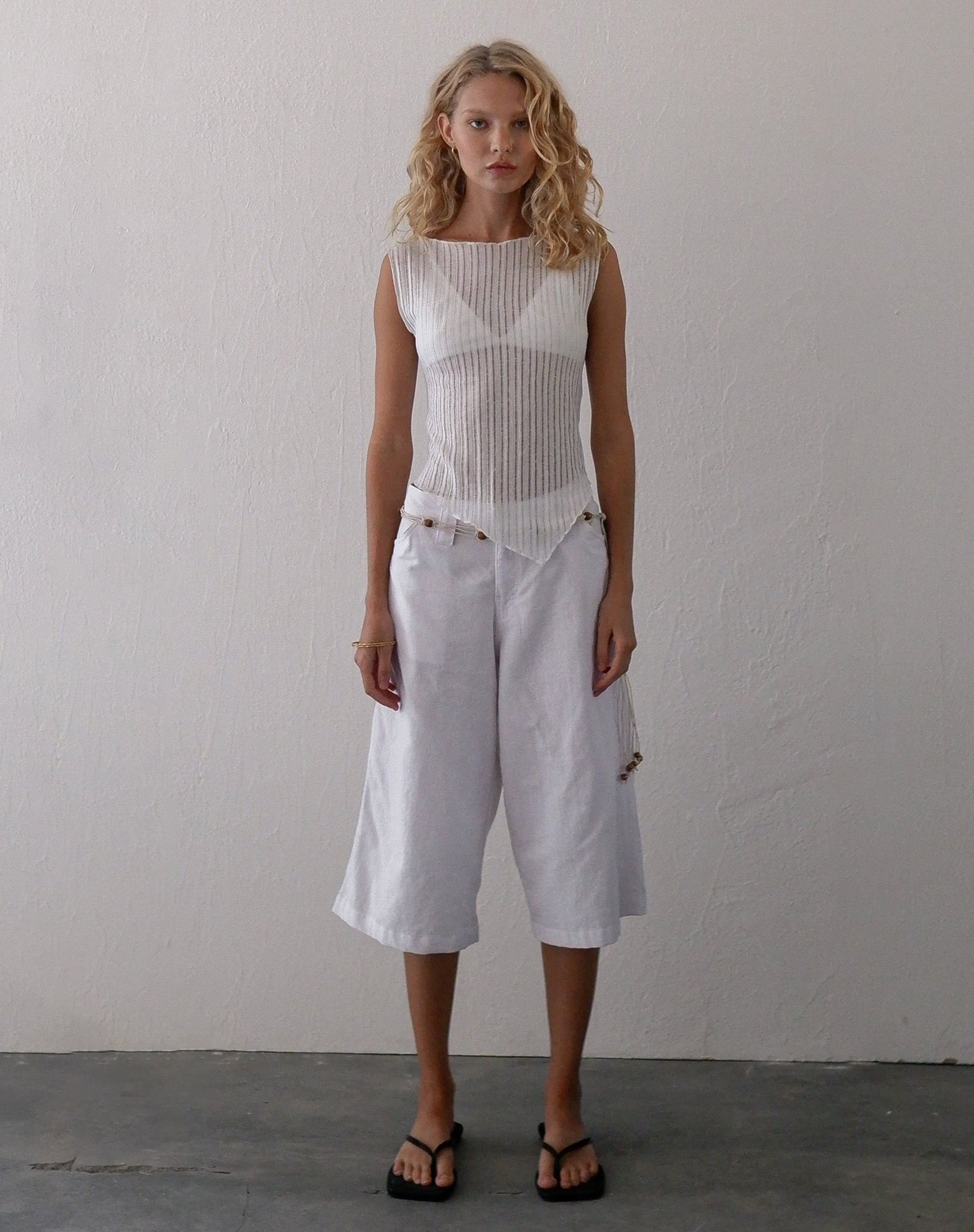 Immagine di Saomy Pantaloncini lunghi in bianco