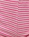 Asciugamano a righe rosa