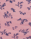 Rosa Navy Botanist Flocking Evilia