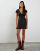 Immagine di Evilia Mini Dress in Pretty Petal Black