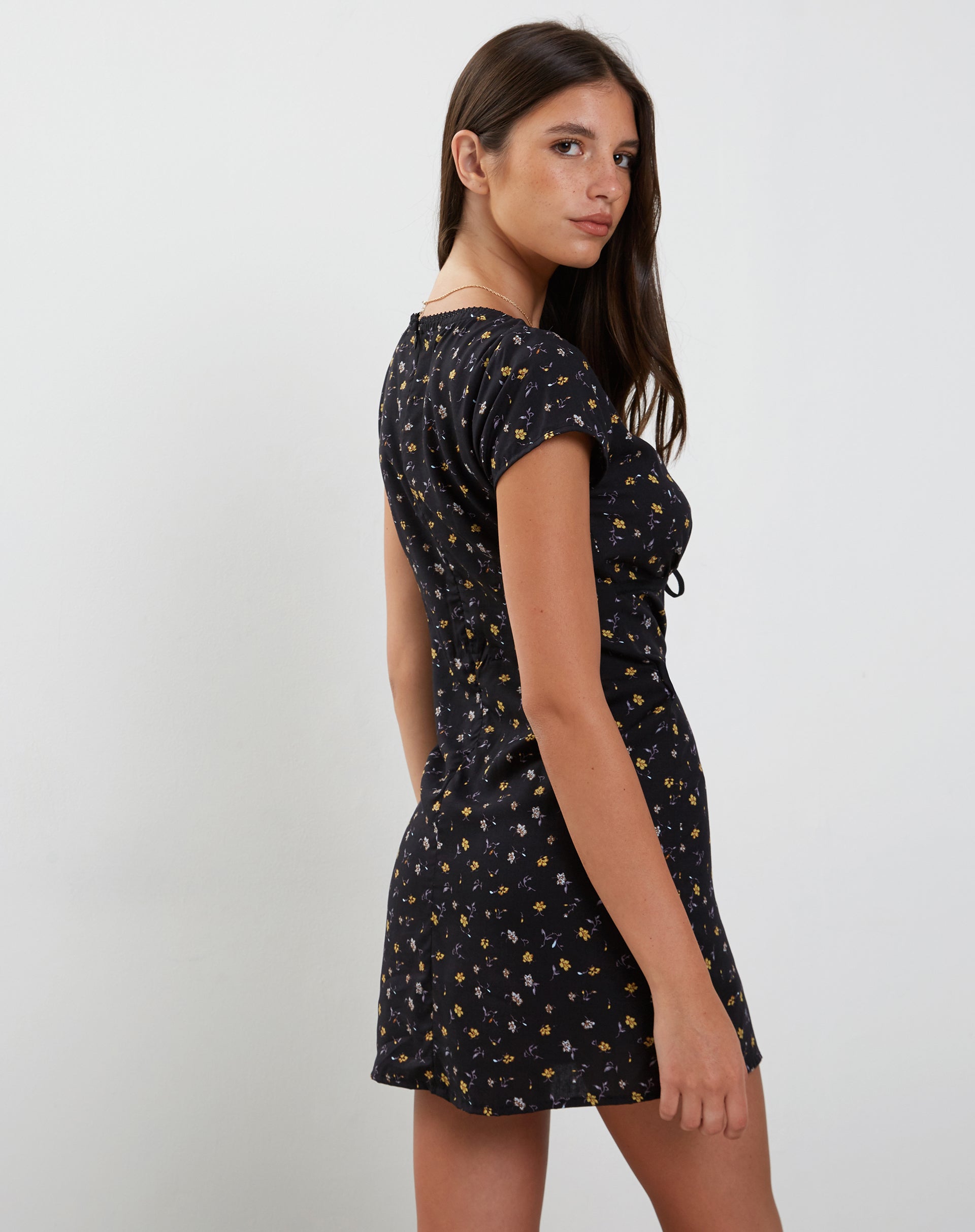Immagine di Evilia Mini Dress in Pretty Petal Black