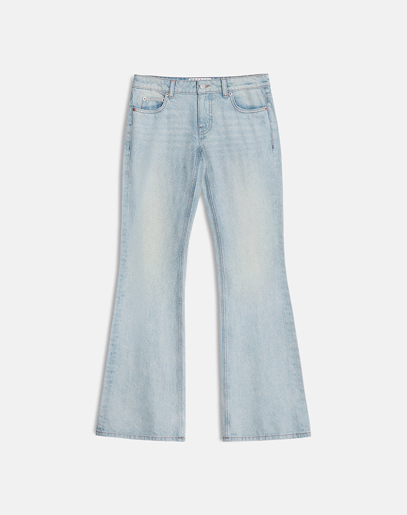 Immagine di Extra Low Rise Flare in Breeze Blue Wash