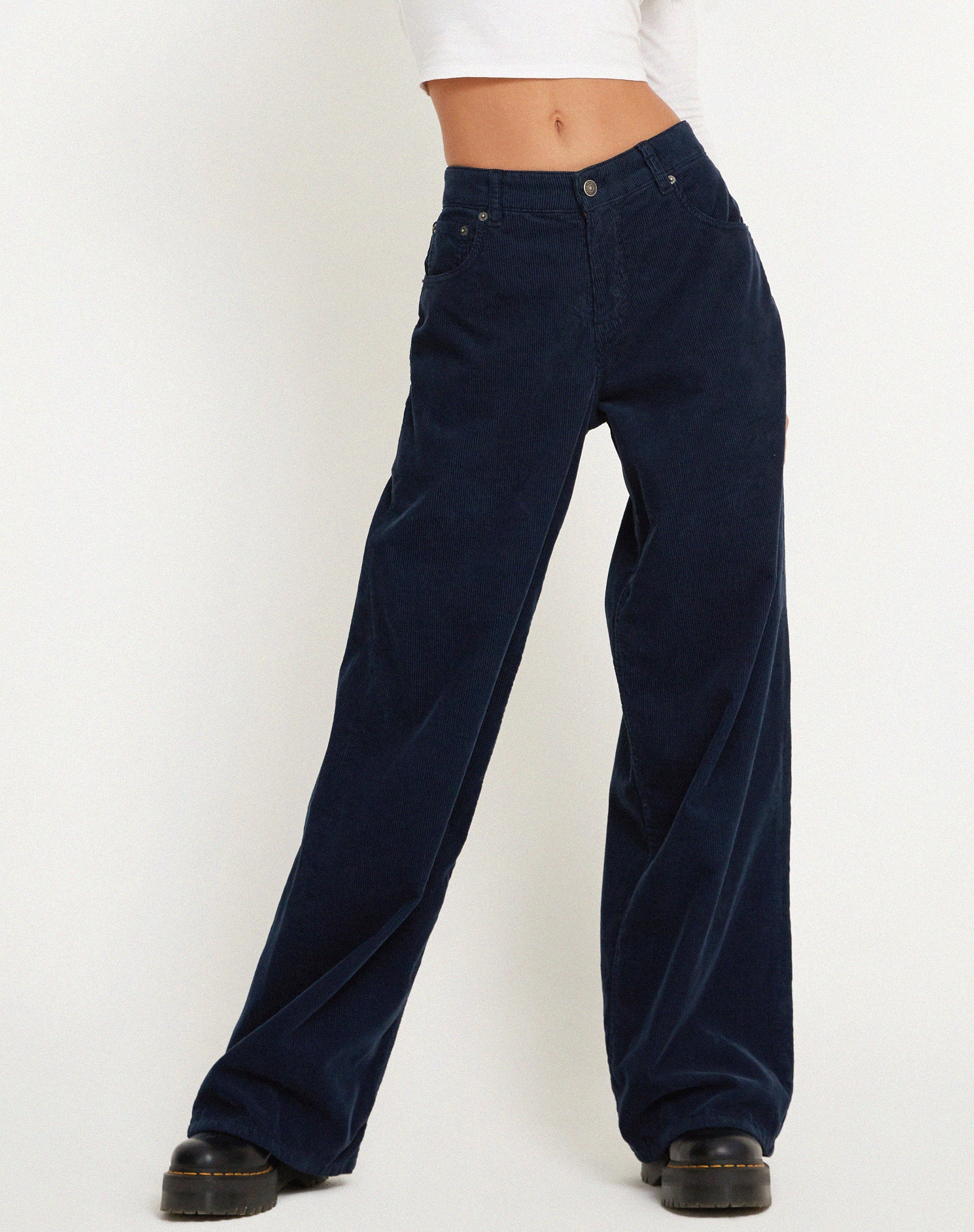 Immagine dei jeans Roomy Extra Wide in Cordino Navy