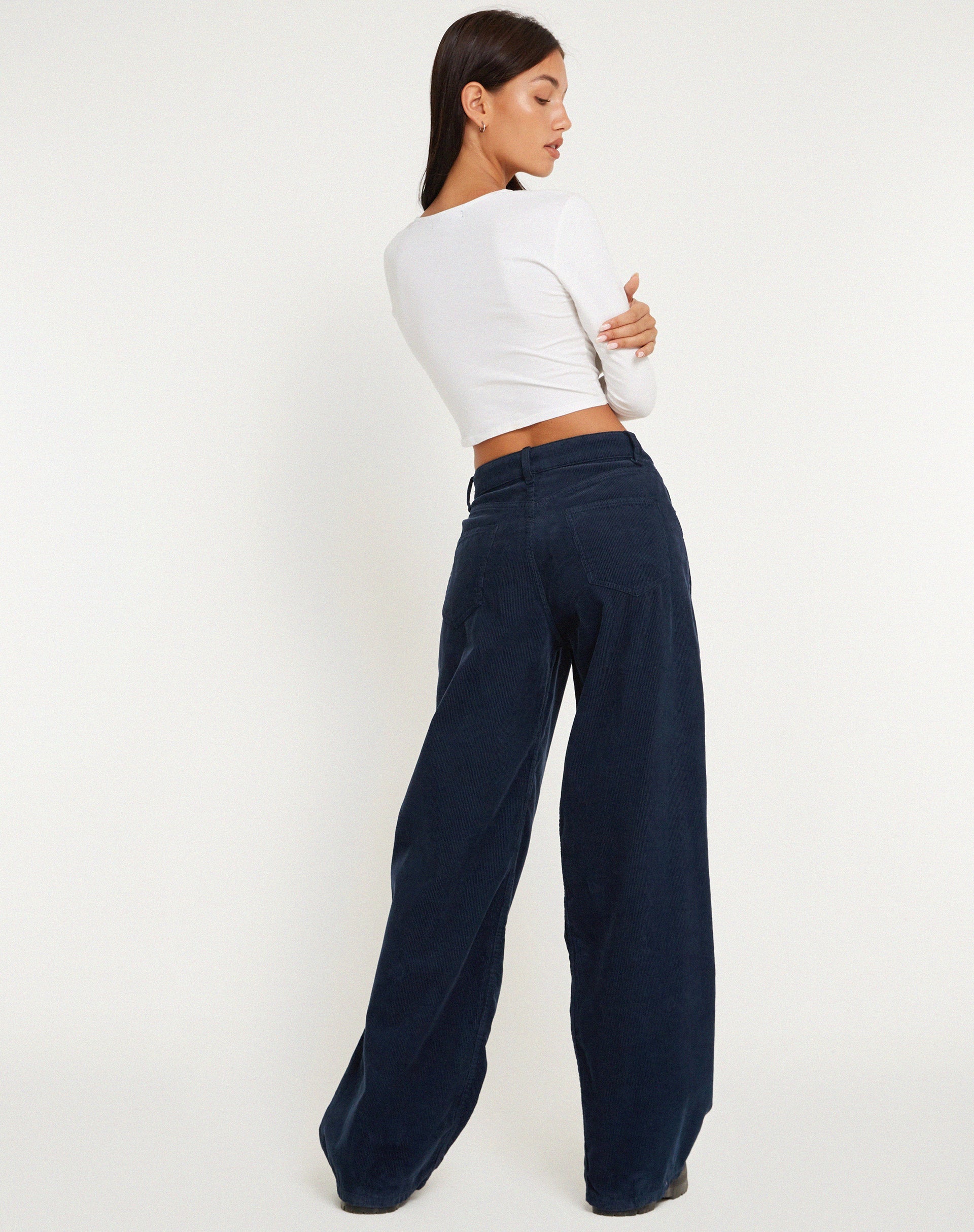 Immagine dei jeans Roomy Extra Wide in Cordino Navy