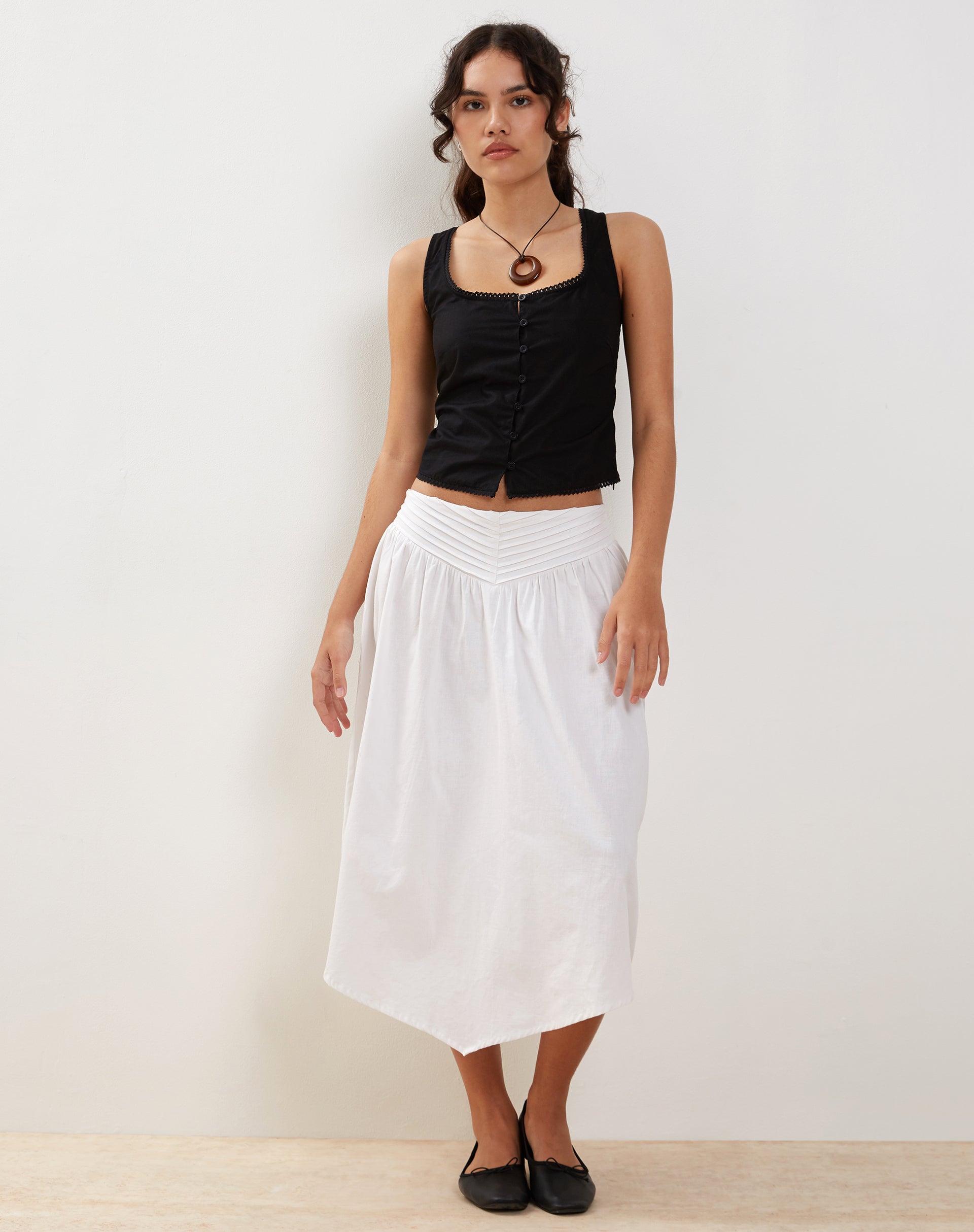 Immagine di Fawn Top in Popeline Nero