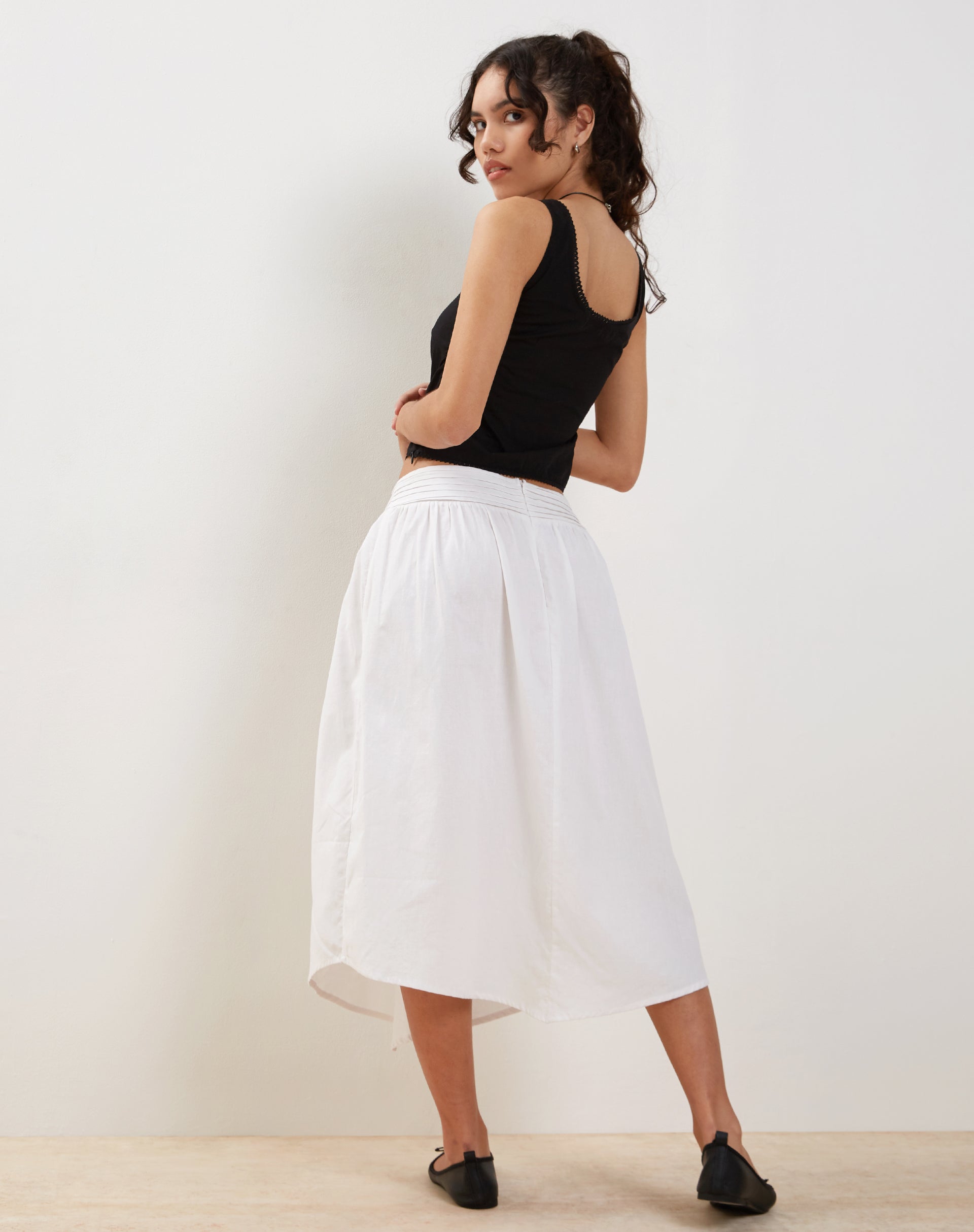 Immagine di Fawn Top in Popeline Nero
