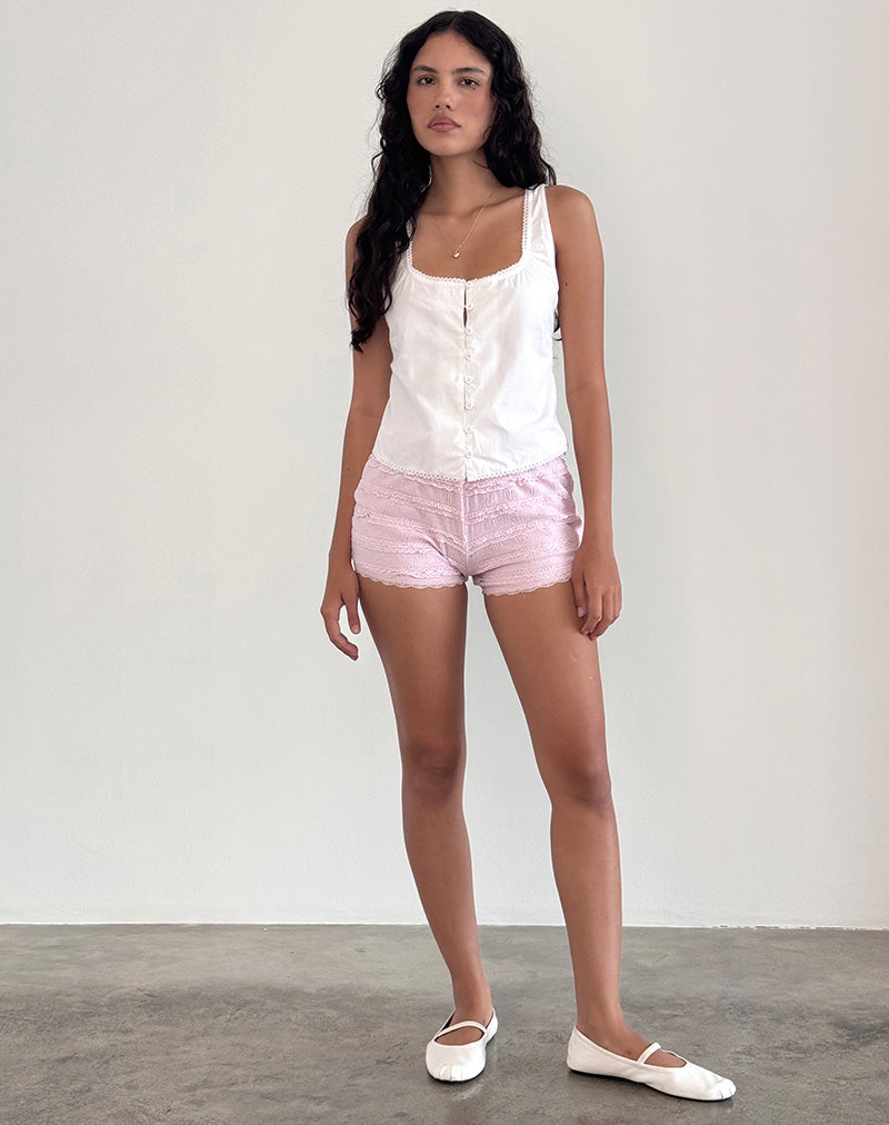 Immagine di Fawn Top in Popeline Bianco