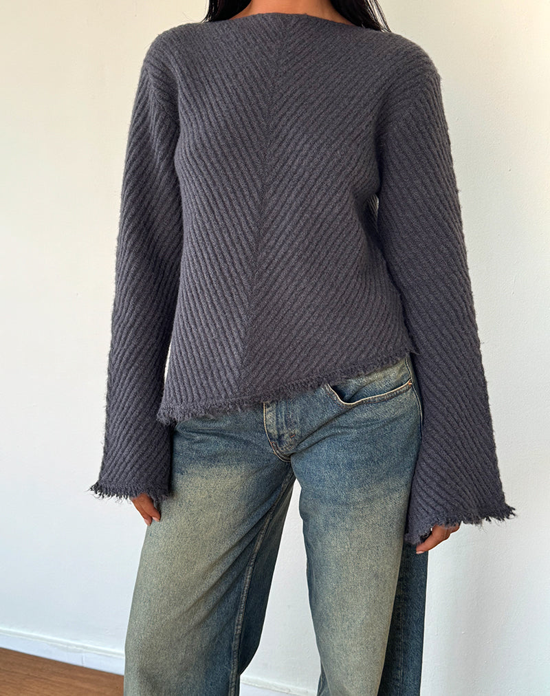 Fergie - Maglia asimmetrica in Ocean Storm