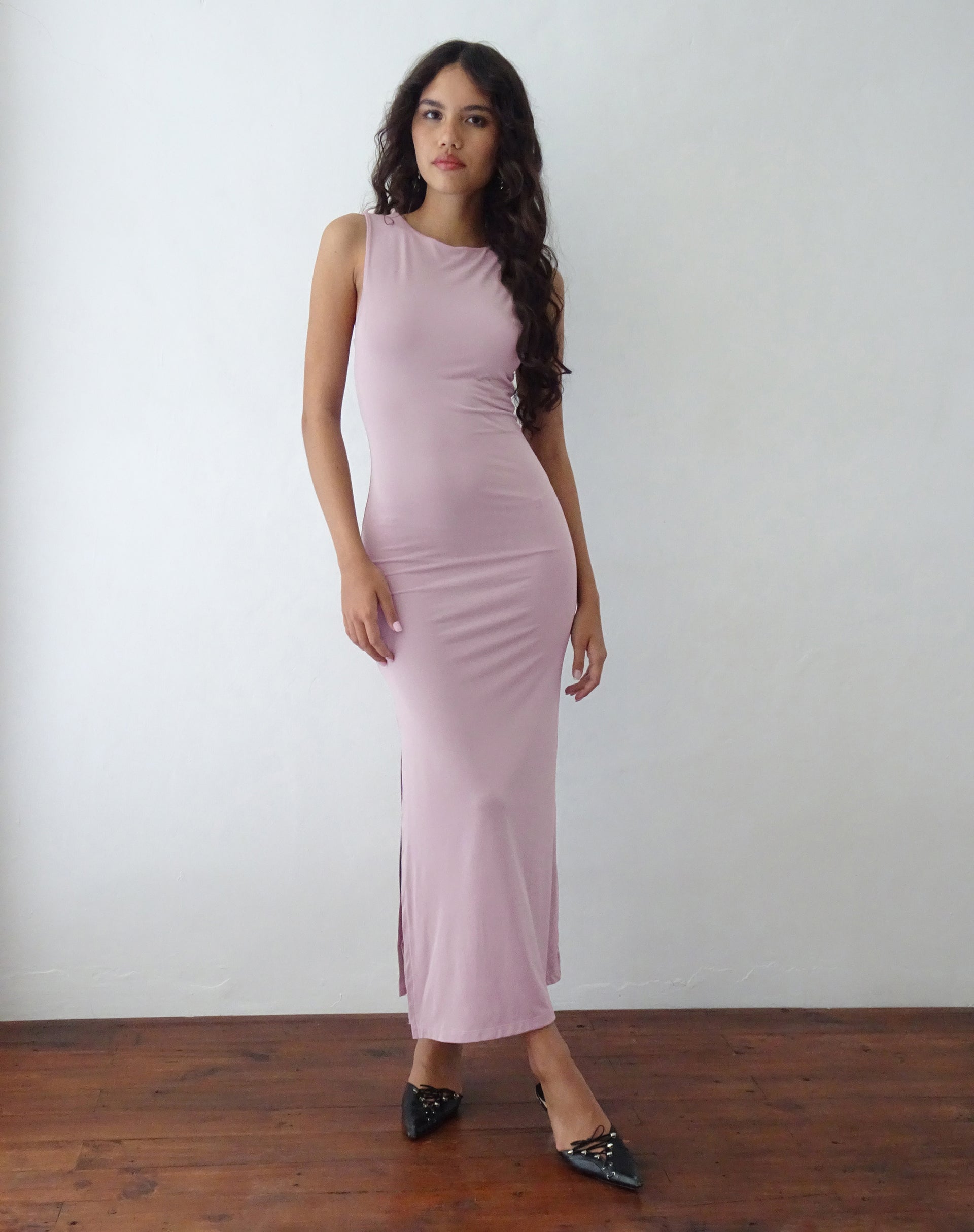 Immagine di Flo Maxi Dress in Slinky Light Mauve