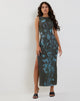 Immagine di Flo Midi Dress in Lumen Mesh Verde