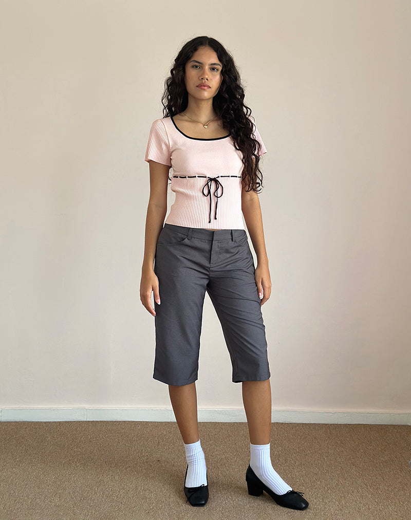 Immagine di Frauke Top in rosa blush e nero