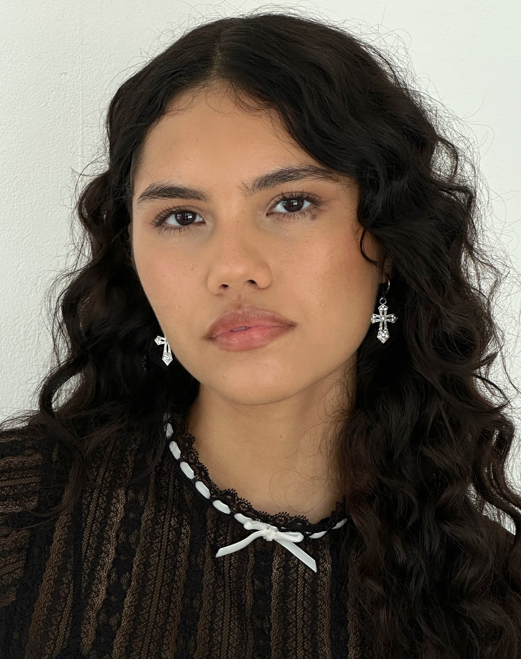 Orecchini a croce Gaia di Gemini Jewels