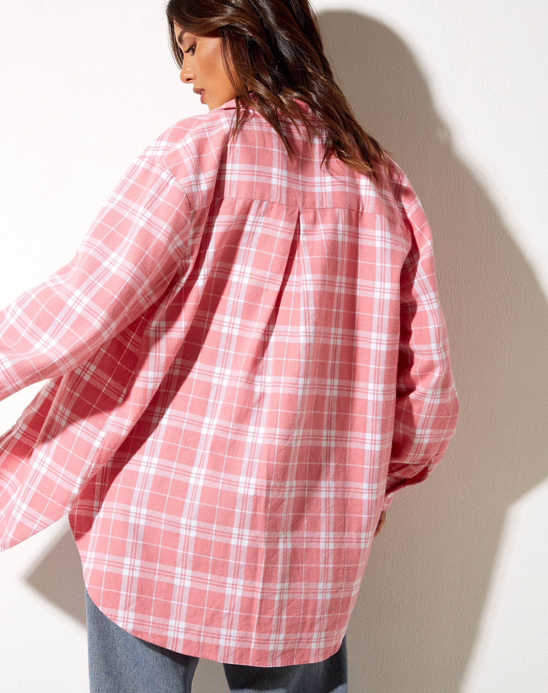 Immagine di Gane Shirt in Check Pink White