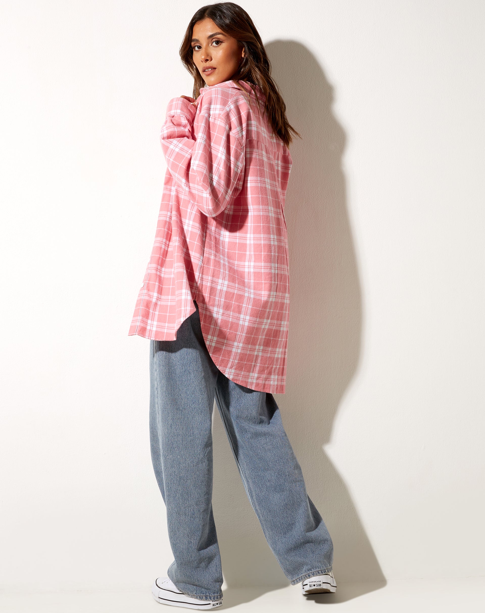 Immagine di Gane Shirt in Check Pink White