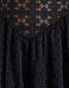 Pizzo regale nero