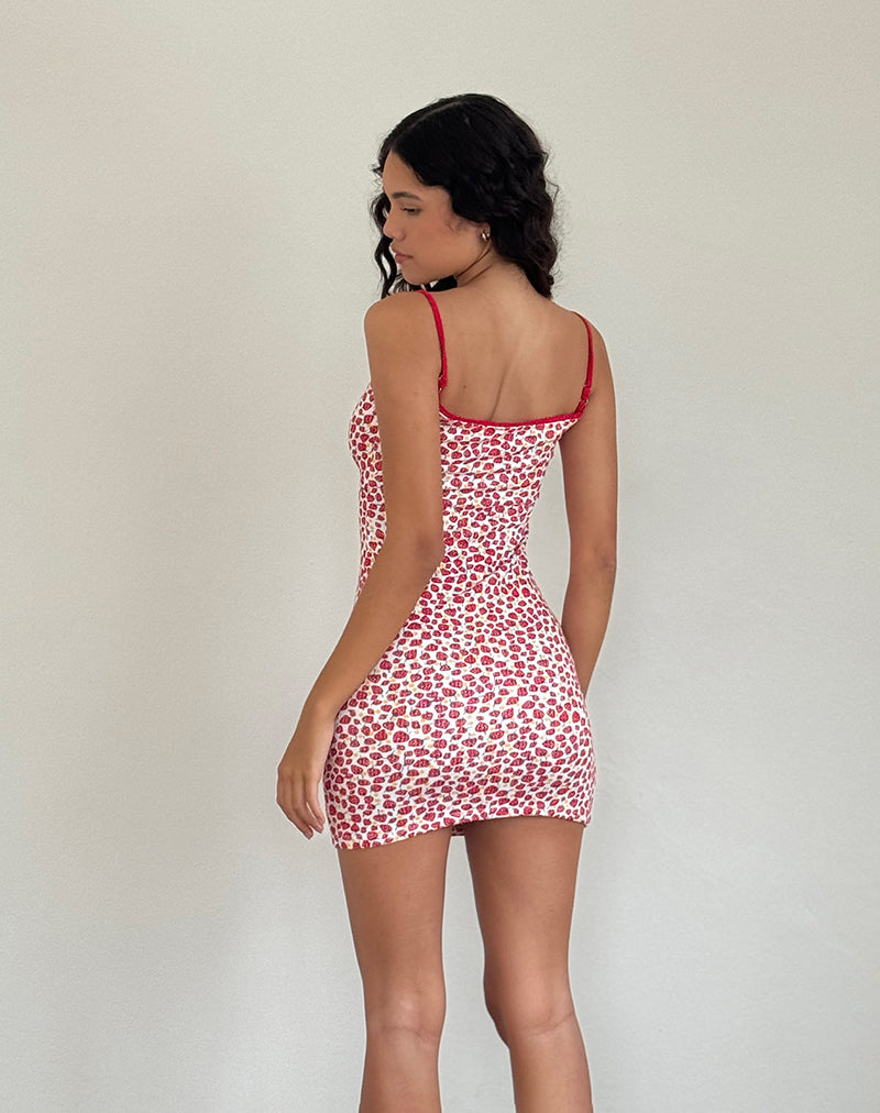 Immagine di Gracias Mini Dress in Strawberry 2023 Print