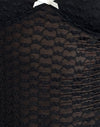 Cuore in pizzo nero