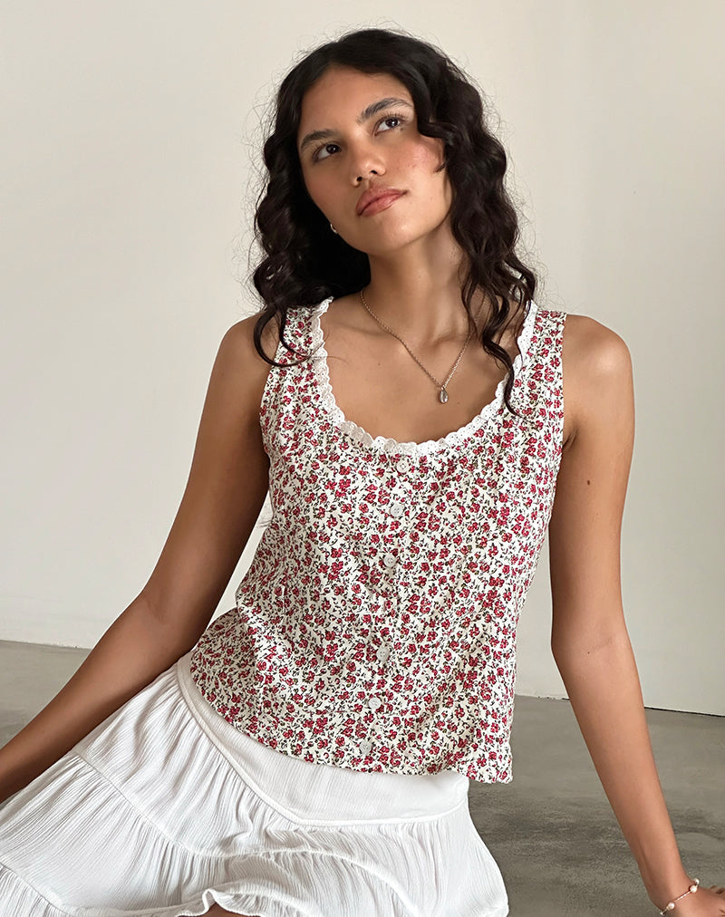 Gilet Grodita in Pretty Ditsy