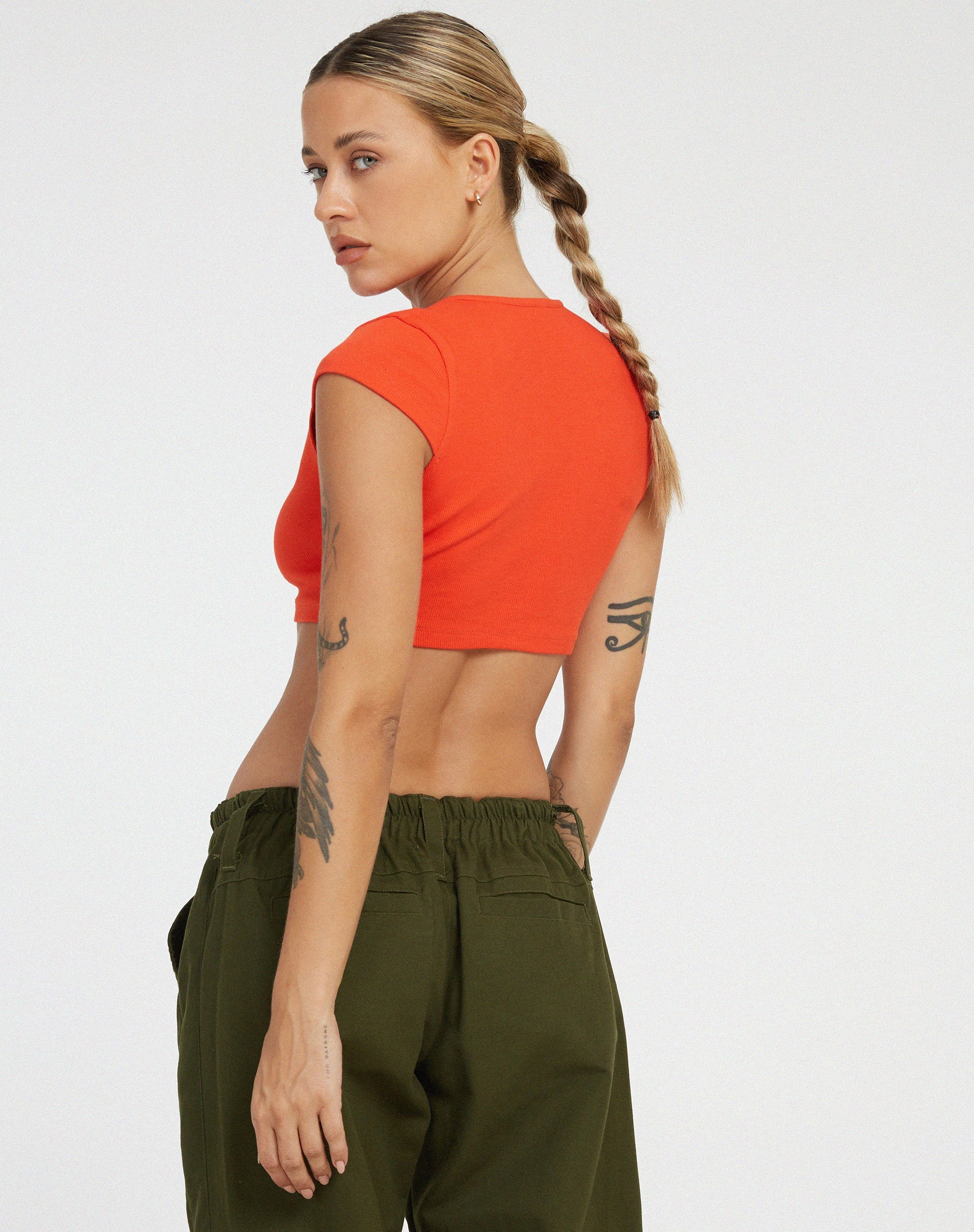 immagine di Guanna Crop Top in rosso