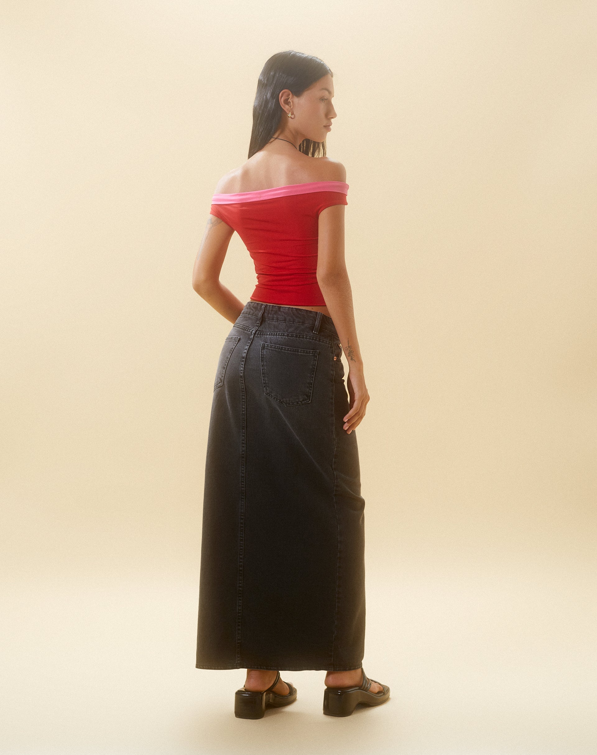 Immagine di Halle Bardot Top in Rosso Rosa