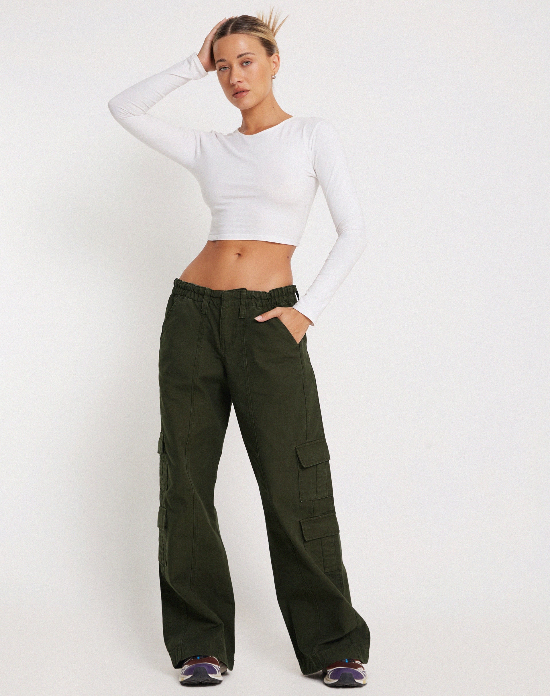 Immagine di Hansa Cargo Trouser in Dark Olive