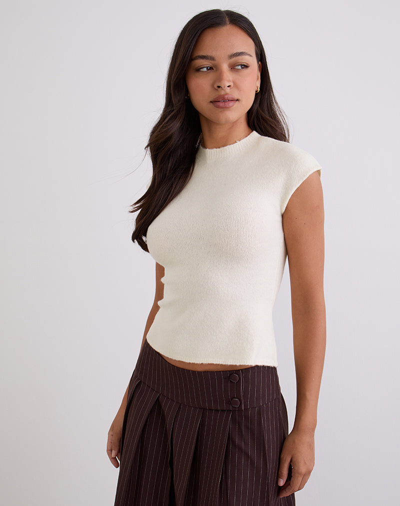 Immagine di Hanuva Top in maglia crema