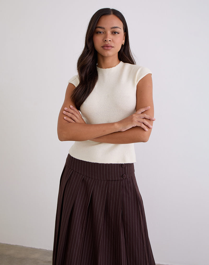 Immagine di Hanuva Top in maglia crema