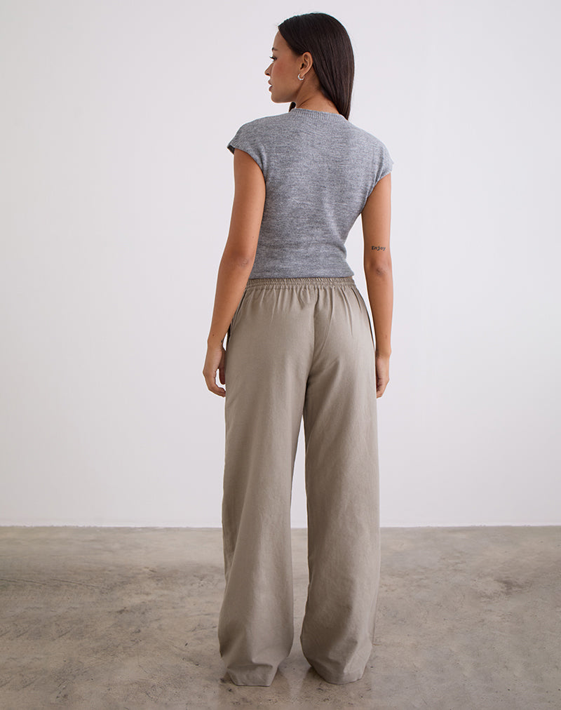 Immagine di Wasic Pantalone a gamba larga in Biscotti